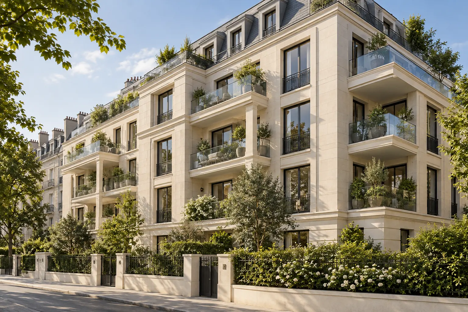 Résidence neuve contemporaine